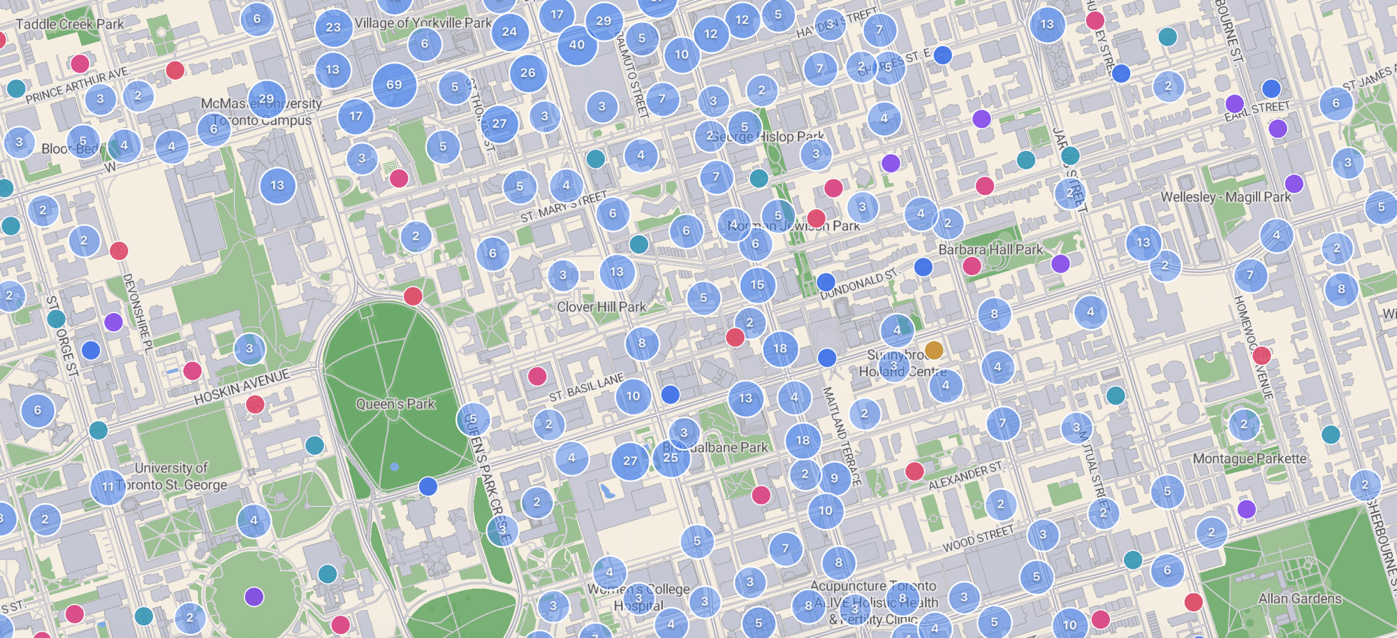 Toronto permit map